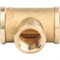 Тройник переходной ВВ латунный Stout 3/4" x 1/2" x 3/4" - фото 47675