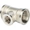 Тройник переходной ВВ никелированный Stout 1" x 1/2" x 1" - фото 47694