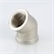 Угол латунный никелированный 45° ВВ Valtec 1/2" - фото 56013