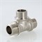 Тройник латунный никелированный НН Valtec 3/4" - фото 56116