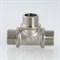 Тройник латунный никелированный НН Valtec 3/4" - фото 56117