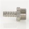 Штуцер латунный никелированный НР Valtec 1/2" x 10 - фото 56612