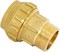 Муфта компрессионная для ПНД труб латунная Tiemme НР 63 x 2" - фото 60877