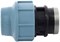 Муфта компрессионная для ПНД труб пластиковая Unidelta ВР 63 х 2 1/2" - фото 61196