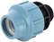 Муфта компрессионная для ПНД труб пластиковая Unidelta НР 40 х 1 1/4" - фото 61239