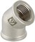 Угол латунный никелированный 45° ВВ Valtec 3/4" - фото 65058