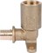 Угольник настенный с длинным нарезным патрубком Stout 16 x Rp 1/2" - фото 65442