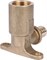 Угольник настенный с длинным нарезным патрубком Stout 16 x Rp 1/2" - фото 65443