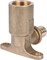 Угольник настенный с длинным нарезным патрубком Stout 20 x Rp 1/2" - фото 65446
