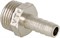 Штуцер латунный никелированный НР Valtec 1/2" x 18 - фото 65558