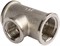Тройник ВВ никелированный Tiemme 3/4" х 1/2" х 3/4" - фото 66007