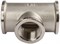 Тройник ВВ никелированный Tiemme 3/4" х 1/2" х 3/4" - фото 66008