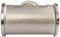 Тройник ВВ никелированный Tiemme 3/4" х 1/2" х 3/4" - фото 66009