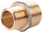 Ниппель редукционный НН Viega 1 1/2" x 1" (бронза) - фото 66985