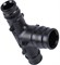 Тройник редукционный для сшитого полиэтилена Uponor (Q&E) 25 x 32 x 25 - фото 67584