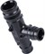 Тройник редукционный для сшитого полиэтилена Uponor (Q&E) 32 x 25 x 25 - фото 67591