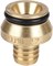 Зажимной адаптер из покрытой латуни PE-X FLEX-X Uponor 16X2,2 x 3/4" - фото 67943