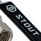 Кран шаровый Stout SVF ВВ с фильтром (ручка) 1" - фото 72981